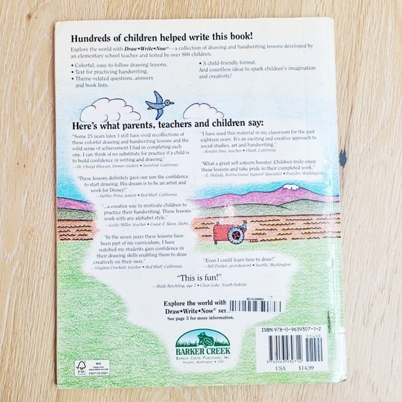 Draw Write Now Book 1 & Workbook Handwriting Learning Toddler Preschool - Picture 9 of 9